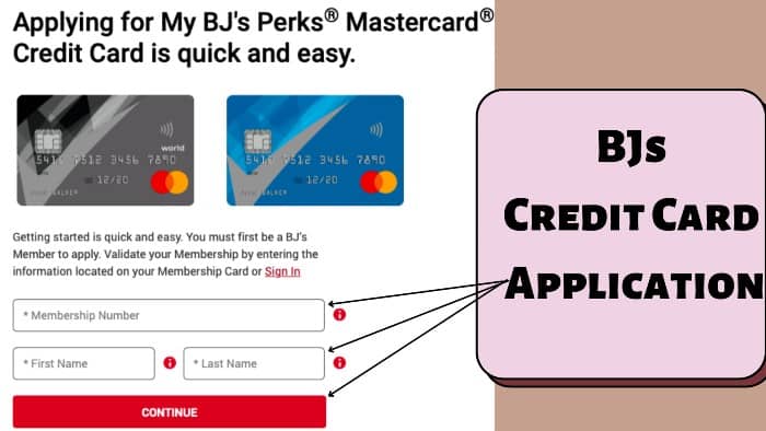 BJs-Credit-Card-Application